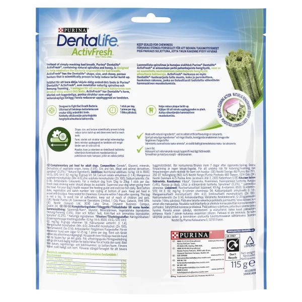 Dentalife ActivFresh Dental Chew Medium Dog Treats 9 Dentalife ActivFresh Dental Chew Medium Dog Treats - Image 7
