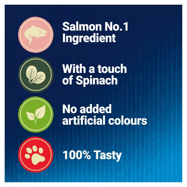 Felix Naturally Delicious Adult Cat Treats - Salmon & Spinach 3 Felix Naturally Delicious Adult Cat Treats - Salmon & Spinach
