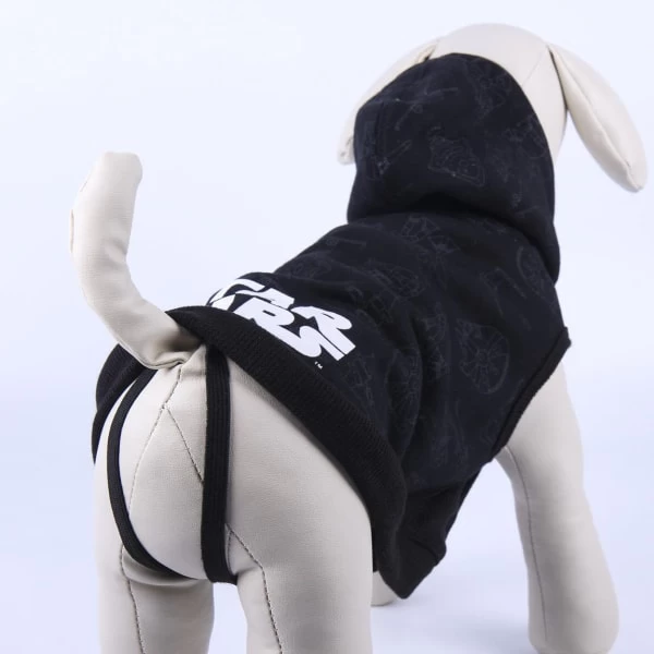 For Fan Pets Star Wars Darth Vader Cotton Brushed Dog Sweatshirt - Black 3 For Fan Pets Star Wars Darth Vader Cotton Brushed Dog Sweatshirt - Black