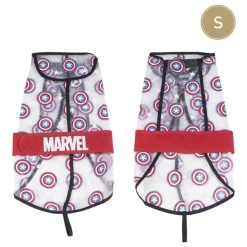 For Fan Pets Avengers Captain America Dog Raincoat - Red -pet shop I9607312 en 04