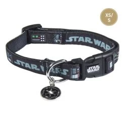 For Fan Pets Star Wars Darth Vader Adult Dog Collar - Black