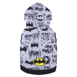 For Fan Pets Cotton Brushed Batman Dog Sweatshirt - Black -pet shop I9608280