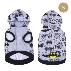 For Fan Pets Cotton Brushed Batman Dog Sweatshirt - Black -pet shop I9608280 en 05