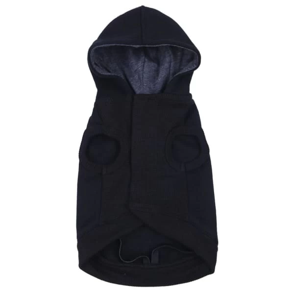 For Fan Pets Cotton Brushed ACDC Dog Sweatshirt - Black 9 For Fan Pets Cotton Brushed ACDC Dog Sweatshirt - Black - Image 7