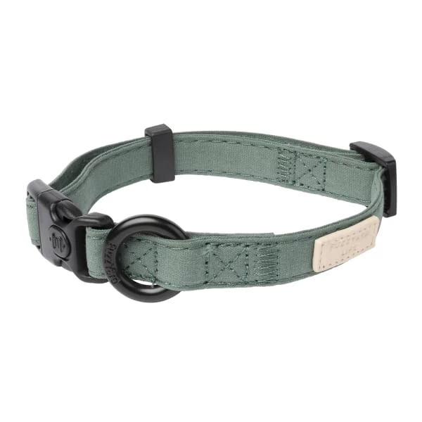 FuzzYard Life Adjustable Dog Collar - Myrtle Green 3 FuzzYard Life Adjustable Dog Collar - Myrtle Green