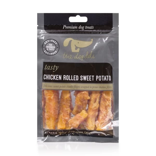 Petface The Dog Deli Rolled Premium Dog Treats - Chicken & Sweet Potato 4 Petface The Dog Deli Rolled Premium Dog Treats - Chicken & Sweet Potato - Image 2