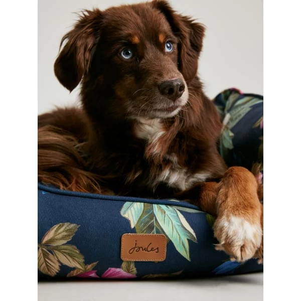 Joules Floral Box Dog Bed 8 Joules Floral Box Dog Bed - Image 6