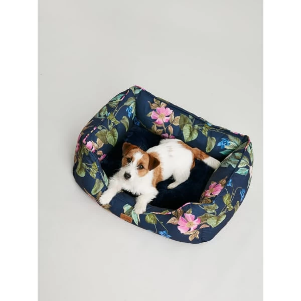 Joules Floral Box Dog Bed 6 Joules Floral Box Dog Bed - Image 4
