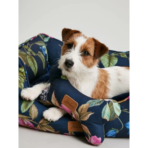 Joules Floral Box Dog Bed 4 Joules Floral Box Dog Bed - Image 2