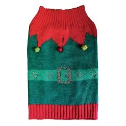 Happy Pet Christmas Cosy Knit Elf Dog Jumper