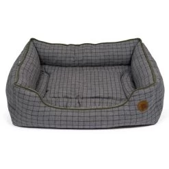Petface Square Dog Bed - Moss Green -pet shop I9647277