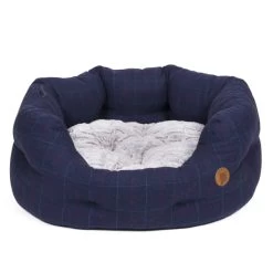 Petface Midnight Tweed Oval Dog Bed -pet shop I9647301
