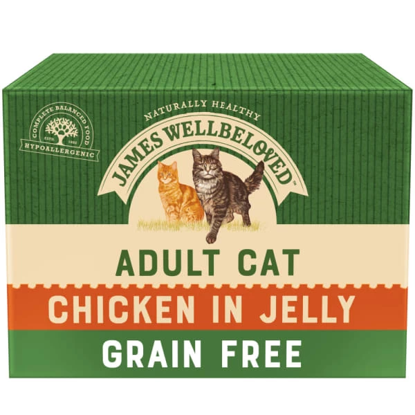 James Wellbeloved Grain-free Adult Wet Cat Food In Pouches - Chicken In Jelly 11 James Wellbeloved Grain-free Adult Wet Cat Food In Pouches - Chicken In Jelly - Image 9