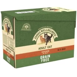 James Wellbeloved Grain-free Adult Wet Cat Food In Pouches - Chicken In Jelly