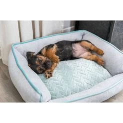 Trixie Junior Dog Bed - Light Grey/Mint -pet shop I9658331 en 05