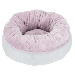 Trixie Junior Round Dog Bed - Light Grey/Light Lilac -pet shop I9658332