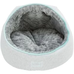 Trixie Junior Cave Dog Bed - Light Grey/Mint -pet shop I9658335