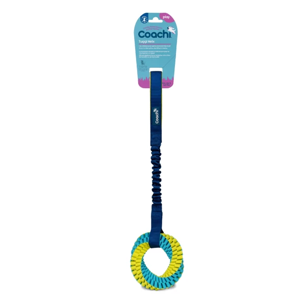 Coachi Tuggi Helix Toy For Dogs - Navy, Lime & Light Blue 7 Coachi Tuggi Helix Toy For Dogs - Navy, Lime & Light Blue - Image 5