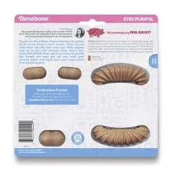 Benebone Tiny 2-Pack Puppy Dental Chew And Wishbone Dog Toy - Bacon