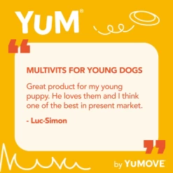 YuM MultiVits 6 In 1 Young Dog Treats