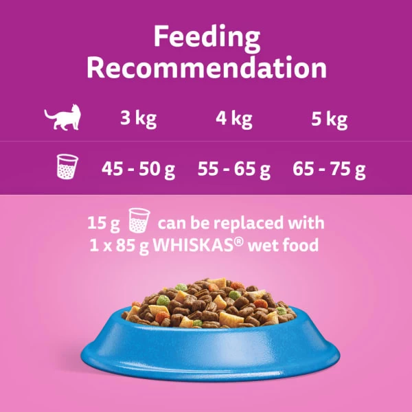 Whiskas 1+ Cat Complete Dry With Tuna 7 Whiskas 1+ Cat Complete Dry With Tuna - Image 5