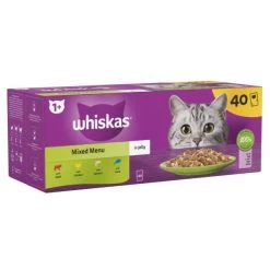 Whiskas 1+ Cat Pouches Mixed Menu In Jelly -pet shop I9673347 en 03