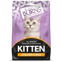 Burns Kitten Dry Cat Food - Chicken & Rice -pet shop I9680344
