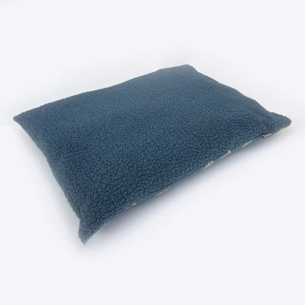 Danish Design Sherpa Fleece Harbour Paw Deep Duvet Blue Adult Dog Bed 4 Danish Design Sherpa Fleece Harbour Paw Deep Duvet Blue Adult Dog Bed - Image 2