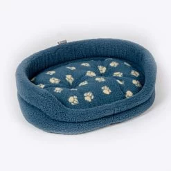 Danish Design Sherpa Fleece Harbour Paw Slumber Blue Adult Dog Bed 12 Danish Design Sherpa Fleece Harbour Paw Slumber Blue Adult Dog Bed -pet shop I9682324 en 02