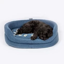 Danish Design Sherpa Fleece Harbour Paw Slumber Blue Adult Dog Bed 11 Danish Design Sherpa Fleece Harbour Paw Slumber Blue Adult Dog Bed -pet shop I9682324 en 06