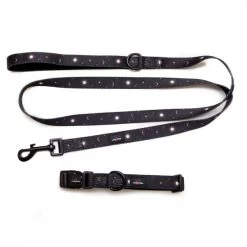 Long Paws Funk The Dog Night Sky Adjustable Dog Collar - Black -pet shop I9684304 en 02