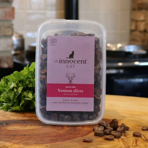 The Innocent Hound Grain-free Air-Dried Cat Treat - Venison Slices With Potato 3 The Innocent Hound Grain-free Air-Dried Cat Treat - Venison Slices With Potato
