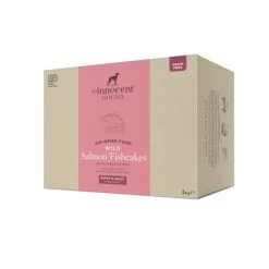 The Innocent Hound Adult & Puppy Air Dried Dog Treat - Wild Salmon Fishcakes -pet shop I9685318