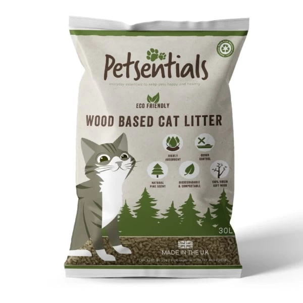 Petsentials Biodegradable Wood Based Pine Scent Cat Litter 4 Petsentials Biodegradable Wood Based Pine Scent Cat Litter - Image 2